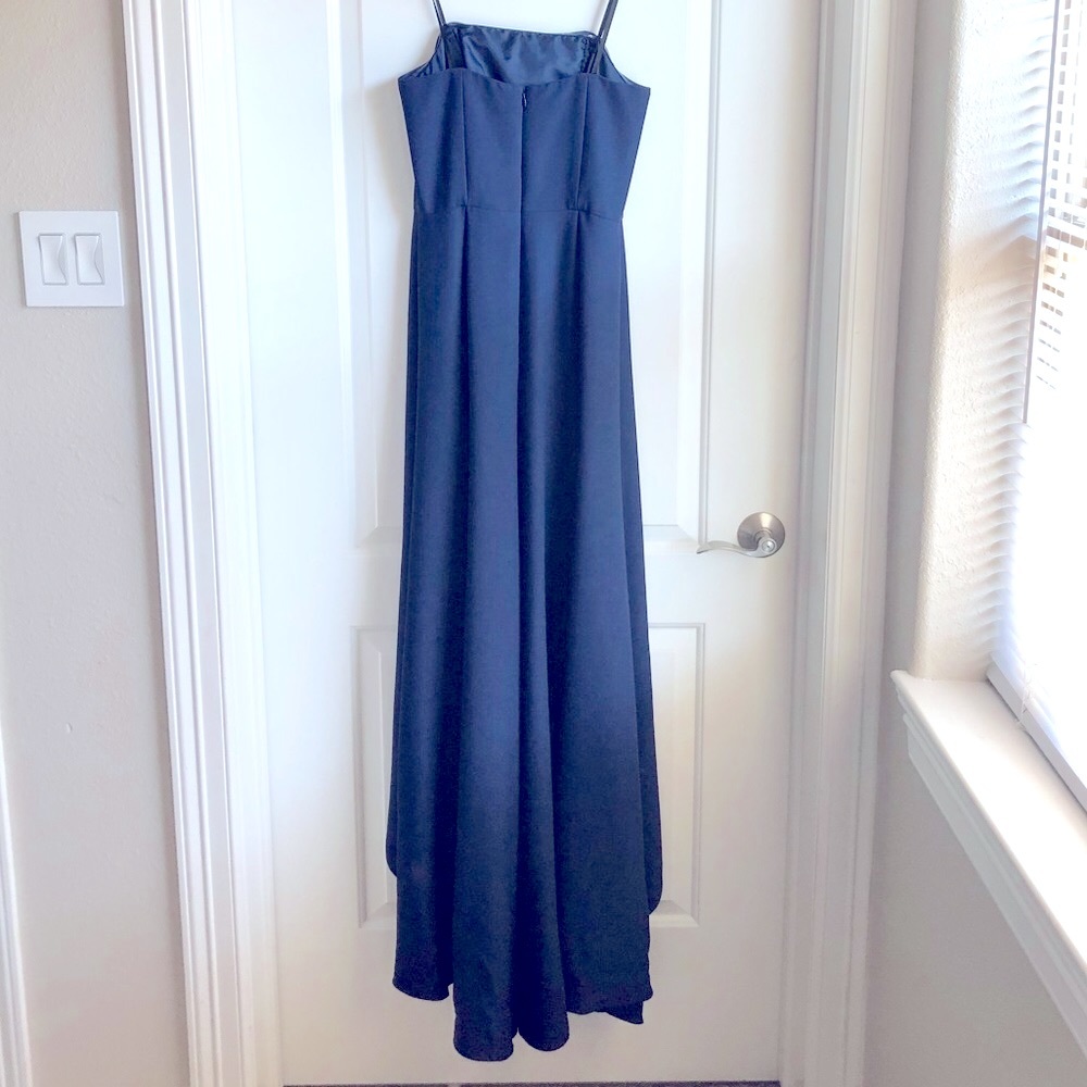 Laundry by Shelli Segal Strapless High/Low Gown - Picture 2 of 7